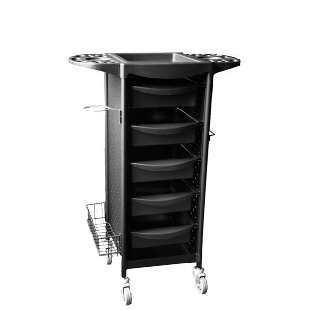 hairdresser tool cart cheap plastic salon trolley