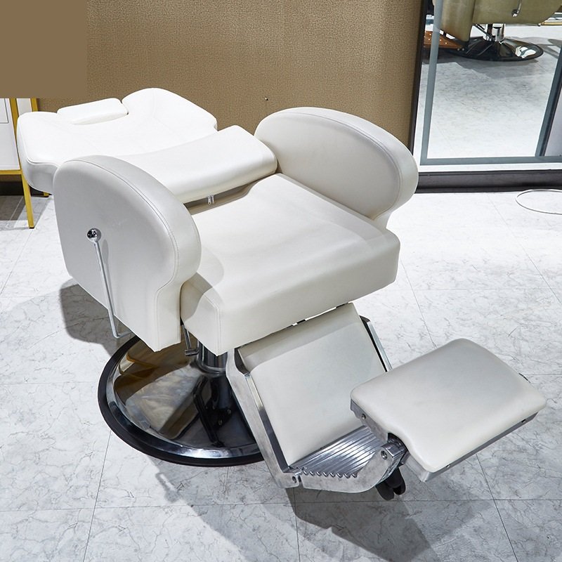 Heavy Duty Barber Chair with Hydraulic Lift Recline Swivel Function for Beauty Salon