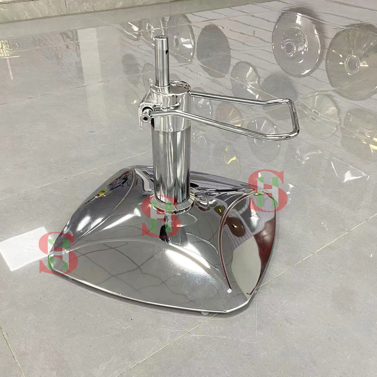 Wholesale Cheap Gold/ Silver Barber Chair Base and Pump Parts Women Salon Chair Base
