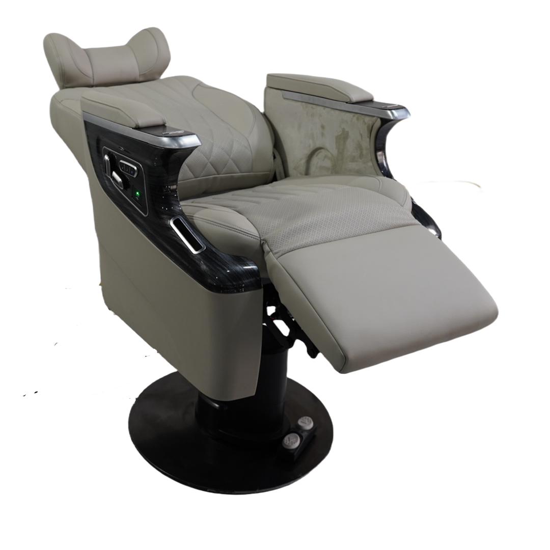 Professional Gold Barber Chair for Hair Cutting Durable Wholesale Salon Furniture for Barbershops