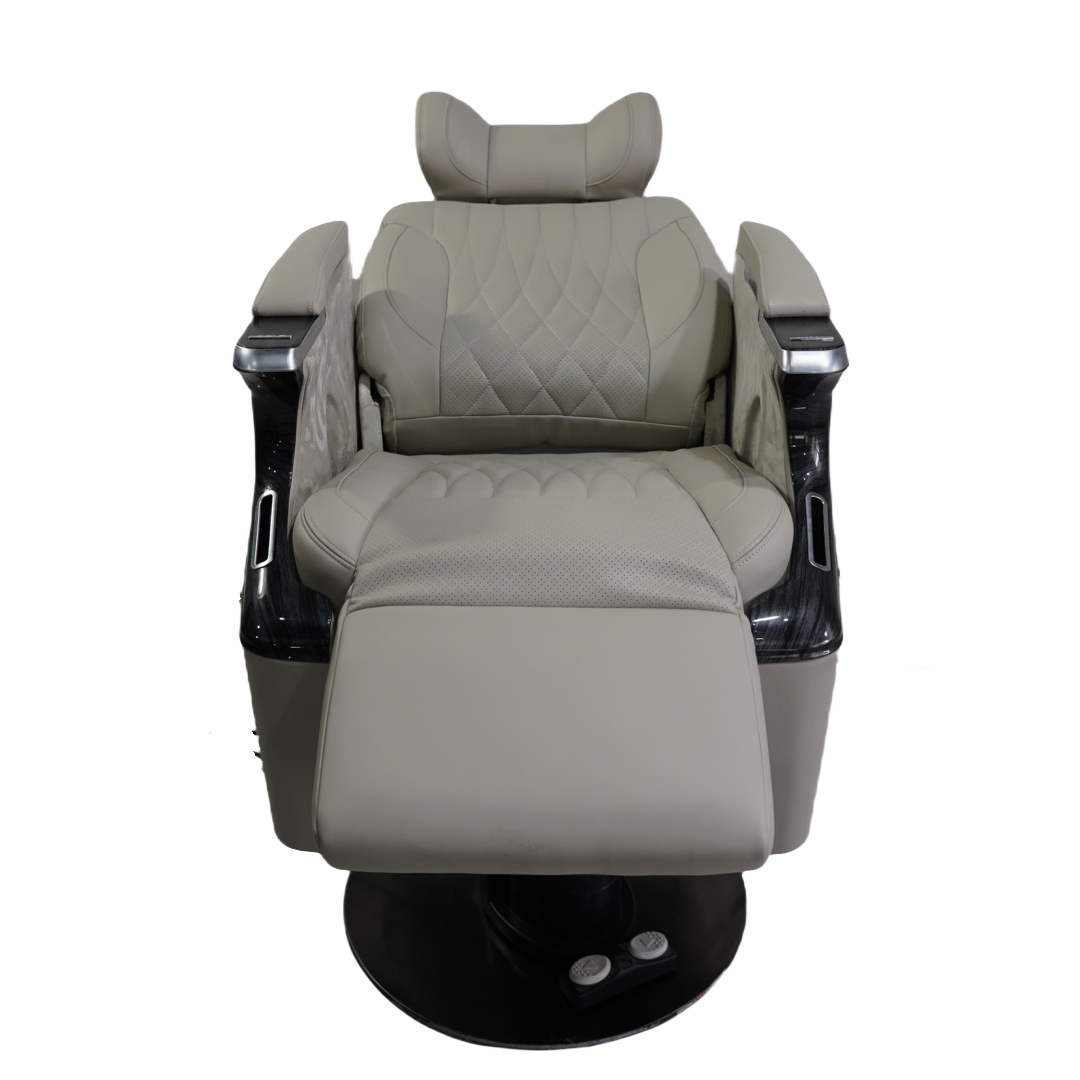 Professional Gold Barber Chair for Hair Cutting Durable Wholesale Salon Furniture for Barbershops