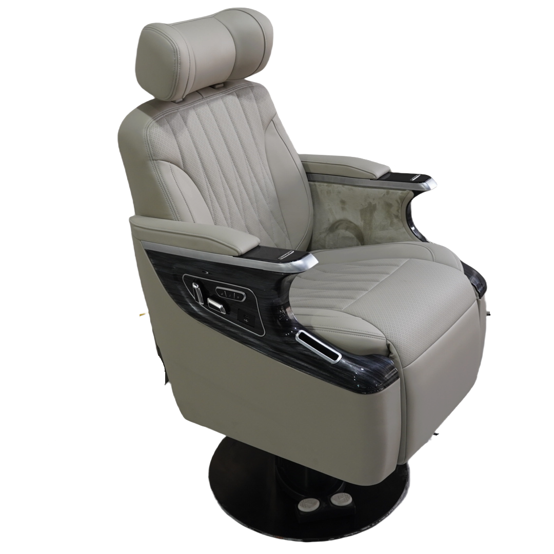 Professional Gold Barber Chair for Hair Cutting Durable Wholesale Salon Furniture for Barbershops