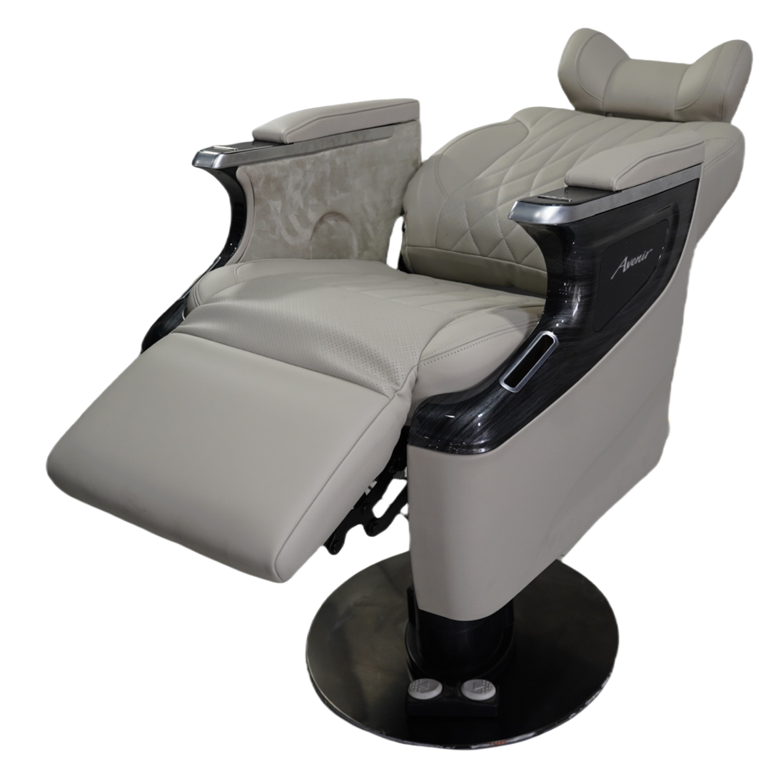 Professional Gold Barber Chair for Hair Cutting Durable Wholesale Salon Furniture for Barbershops