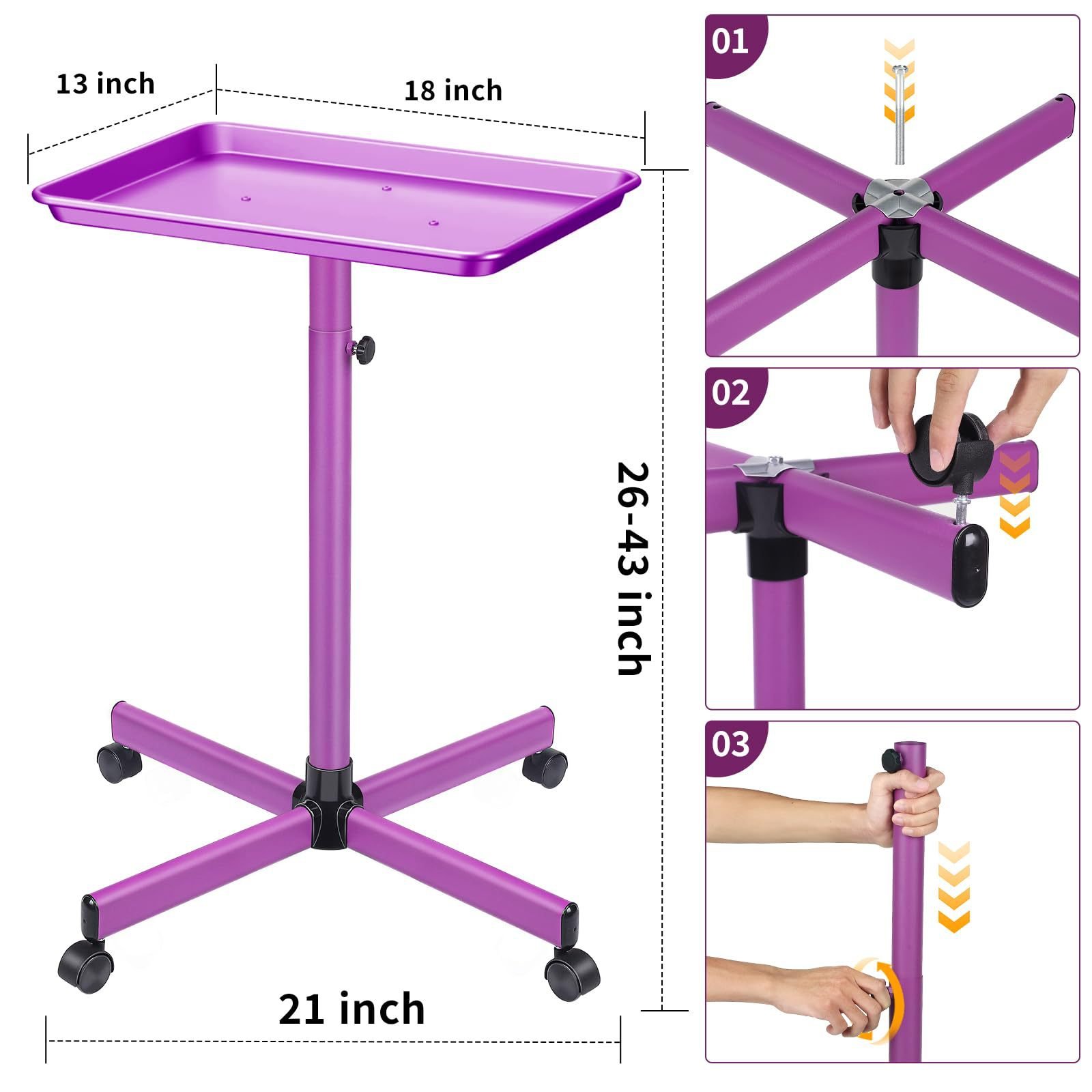 Hair Salon Trolley Tray Hairdressing Salon Working Trolleys Cart Holder Gold Salon Furniture Mobile Kitchen Modern Things