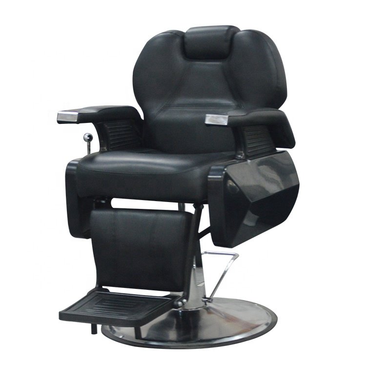 Black Antique Heavy Hydraulic Salon Chair Hair Salon Hair Cutting Special Lift Can Be Put Down Shaving Chair Salon Furniture