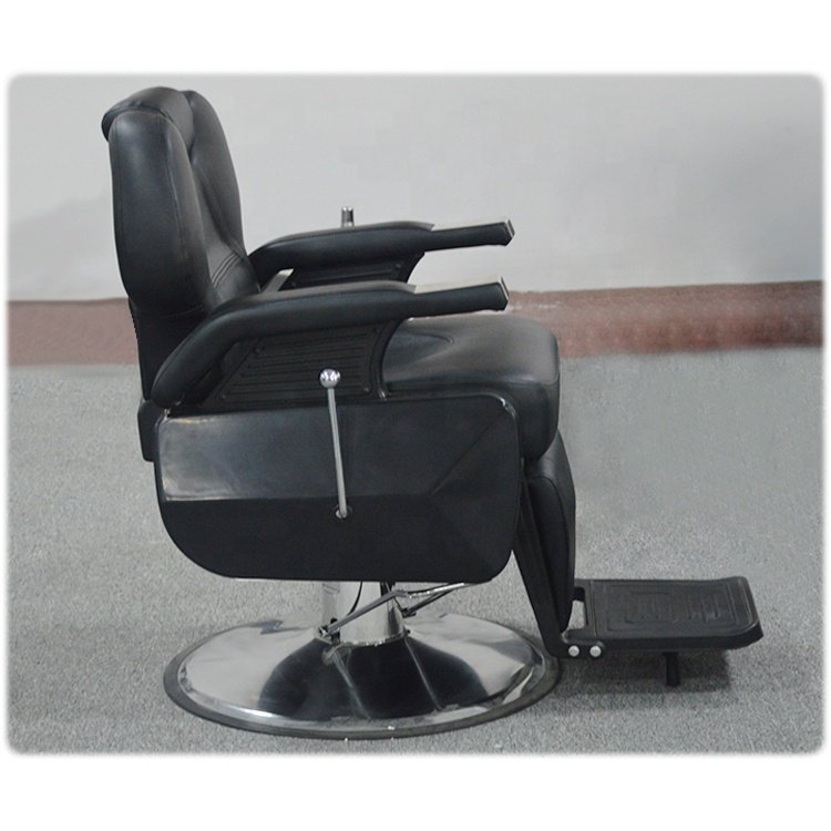 Black Antique Heavy Hydraulic Salon Chair Hair Salon Hair Cutting Special Lift Can Be Put Down Shaving Chair Salon Furniture