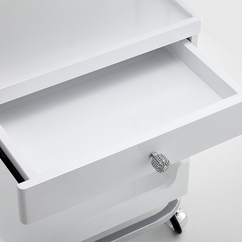 reasonable price Salon hairdressing hair barber spa plastic beauty salon trolley and Space-Saving Salon Trolley