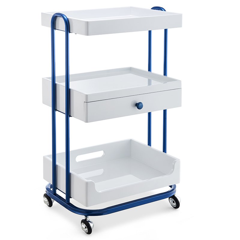 reasonable price Salon hairdressing hair barber spa plastic beauty salon trolley and Space-Saving Salon Trolley