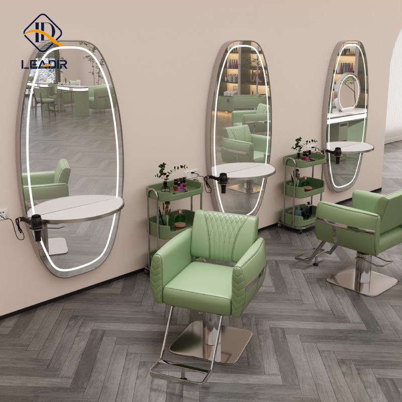 Beauty salon furniture heavy duty sliver base barber salon chair for hairdresser hair cutting chair hydraulic for barbershop
