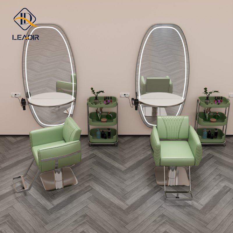 Beauty salon furniture heavy duty sliver base barber salon chair for hairdresser hair cutting chair hydraulic for barbershop