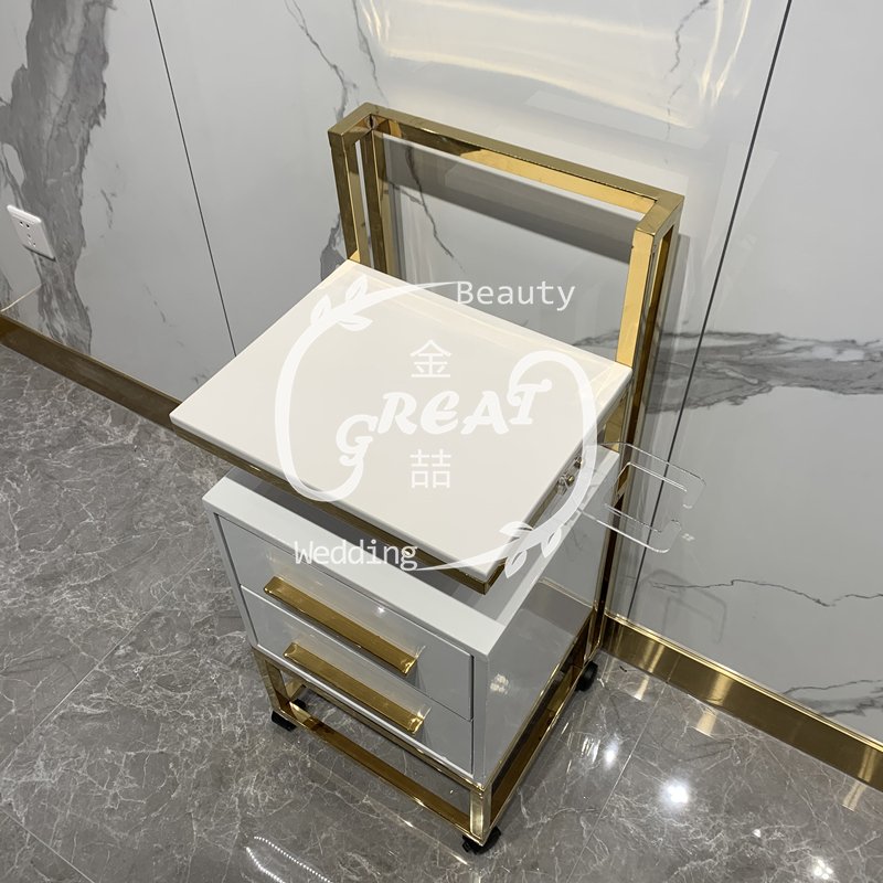 Great Foshan Factory Hair Salon Tools Metal Working Trolley