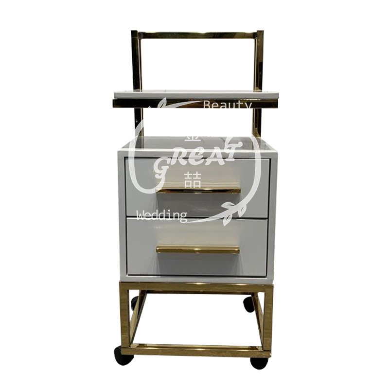 Great Foshan Factory Hair Salon Tools Metal Working Trolley
