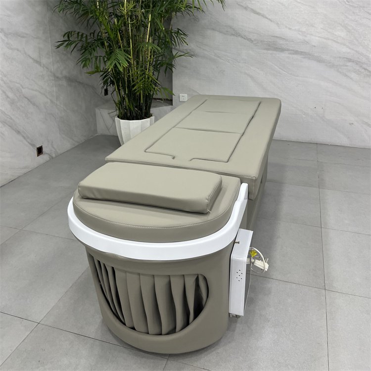Siman salon furniture water circulation head therapy shampoo bed washing chair with head therapy and technician chair