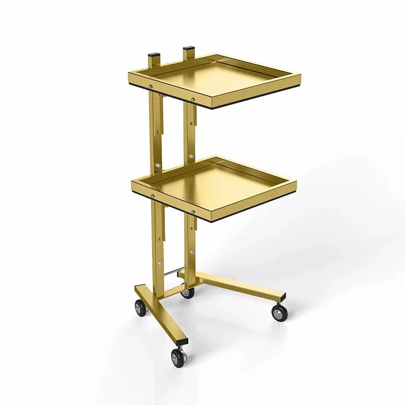 Wholesale Stainless Steel Beauty Hairdresser Salon Tools Folding Perm Salon Trolley