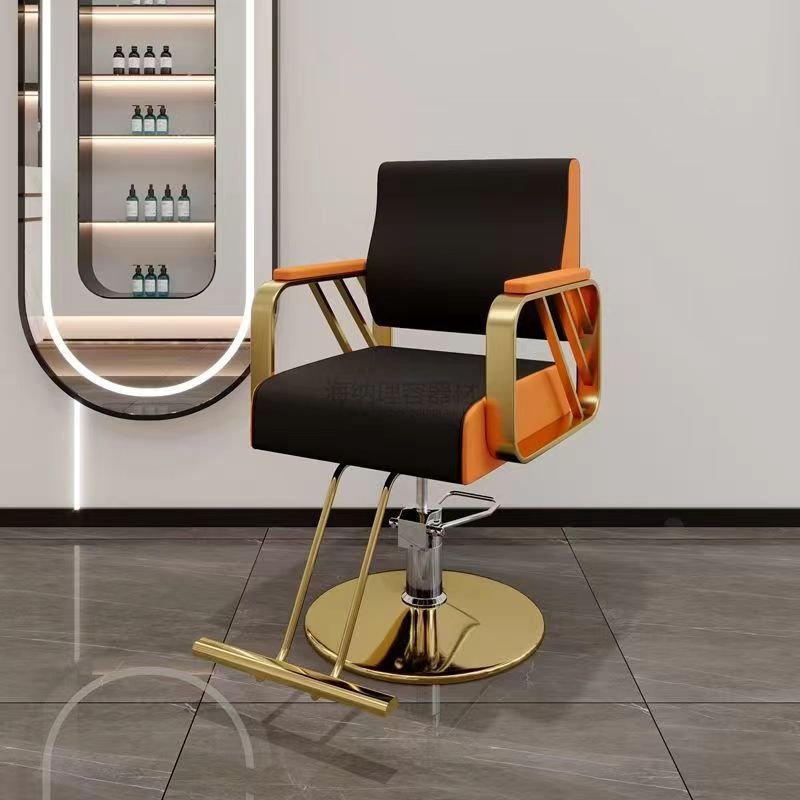 luxury modern pink salon chairs furniture high end barber chairs for hair stylist