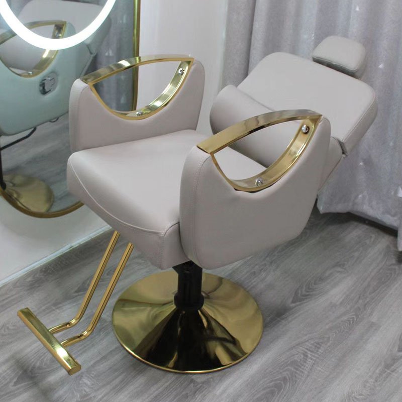 luxury modern pink salon chairs furniture high end barber chairs for hair stylist