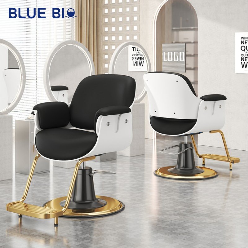 Modern Hairdressing 360 Degree Swivel Hair Stylist Recliner Chair Barber Lifting Hair Cutting Salon Chair