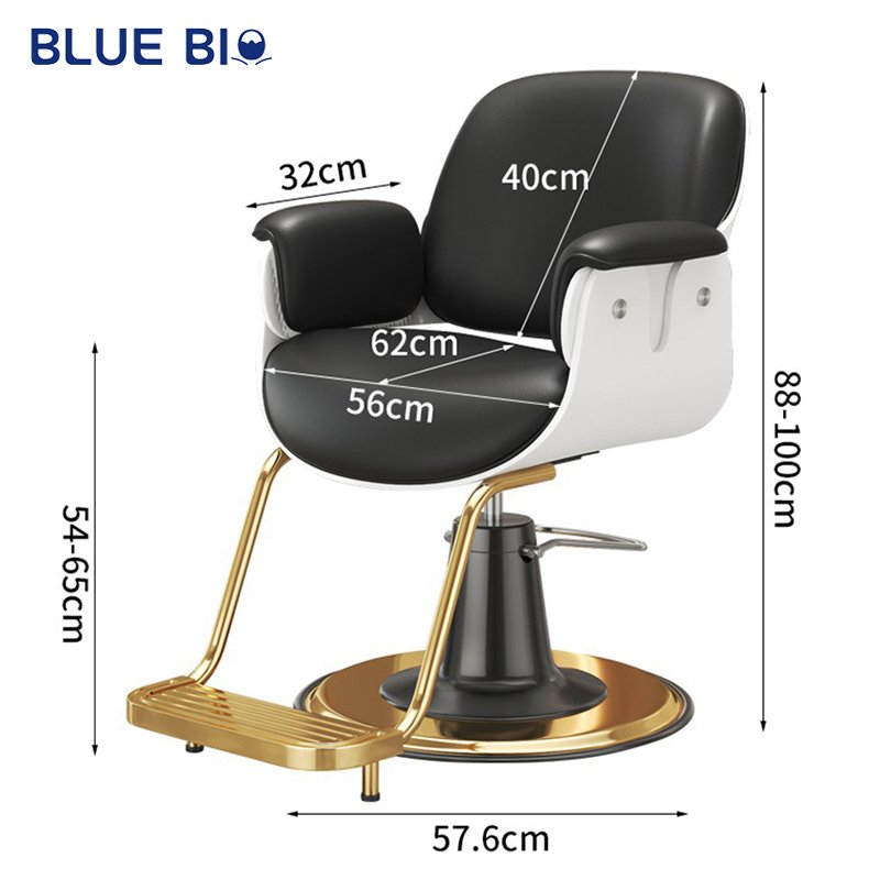 Modern Hairdressing 360 Degree Swivel Hair Stylist Recliner Chair Barber Lifting Hair Cutting Salon Chair