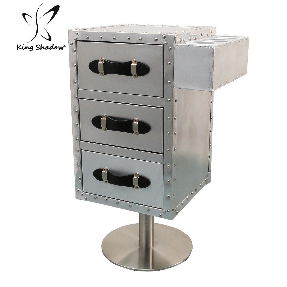 Hair salon cart trolley cabinet stainless steel trolley wholesale price