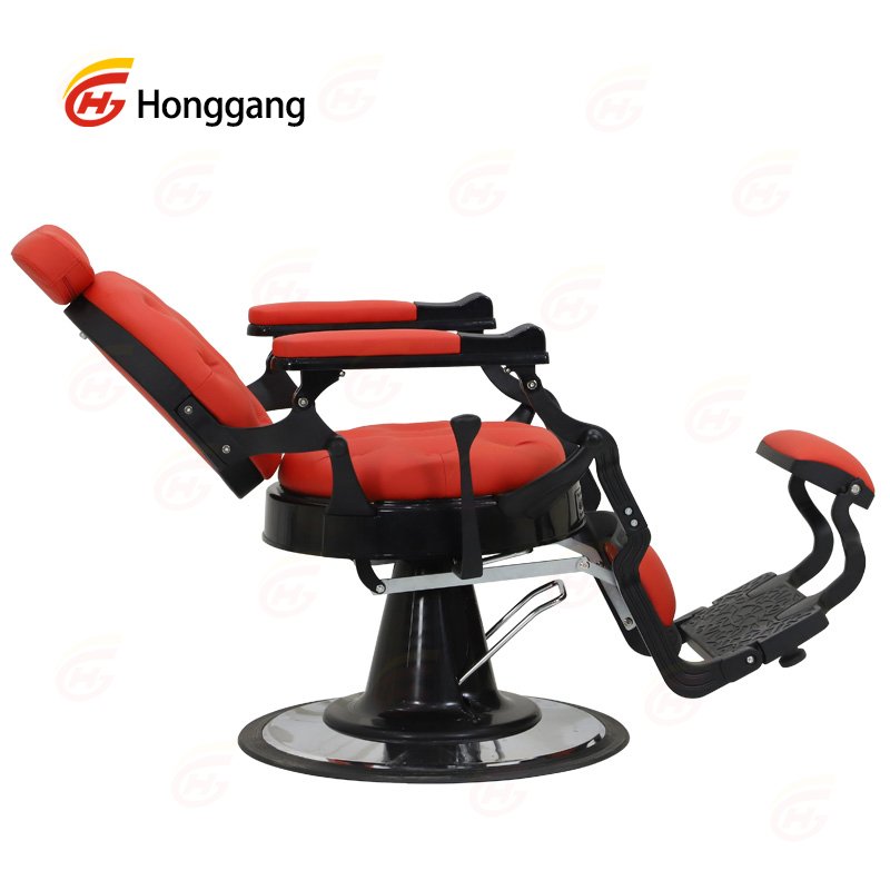 wholesale price custom professional modern salon reclining hydraulic pump vintage red barber shop chair for men