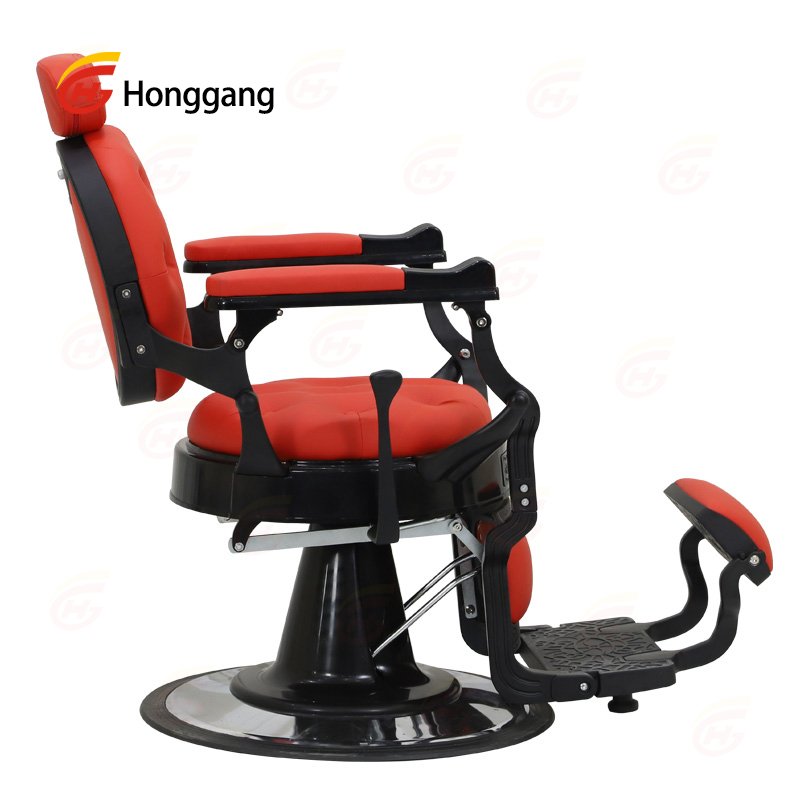 wholesale price custom professional modern salon reclining hydraulic pump vintage red barber shop chair for men