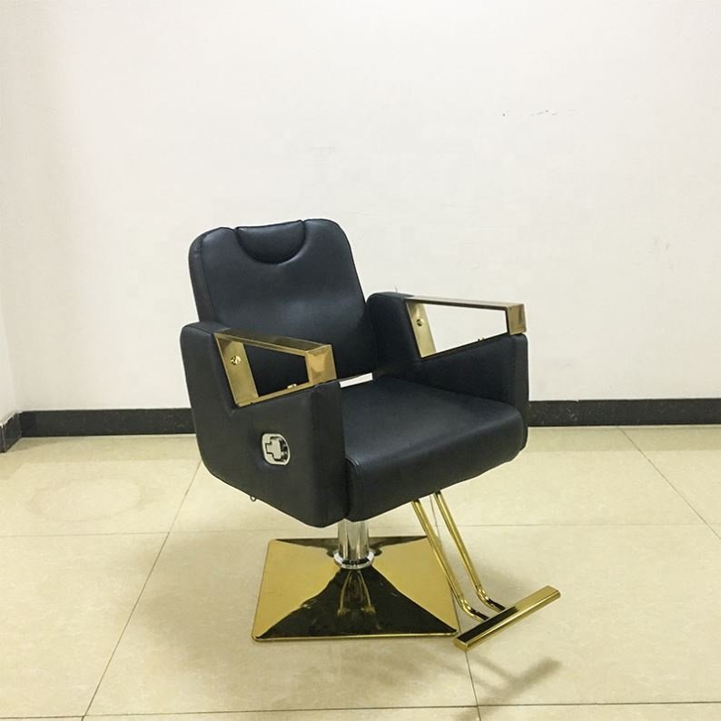High quality salon furniture modern barber chair hair cutting chair black styling chair with cheap price