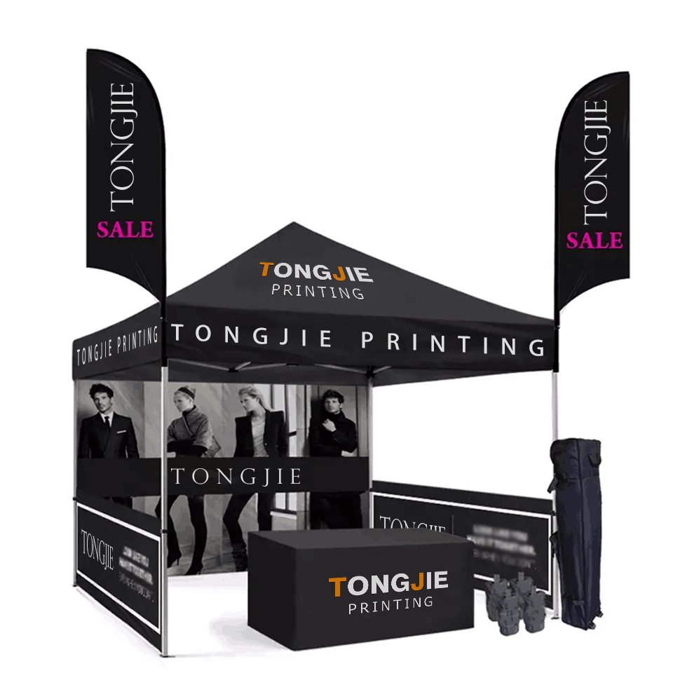Outdoor Advertising Aluminum Hexagon Waterproof Foldable 10x10 Pop Up Trade Show Canopy Tent For Events