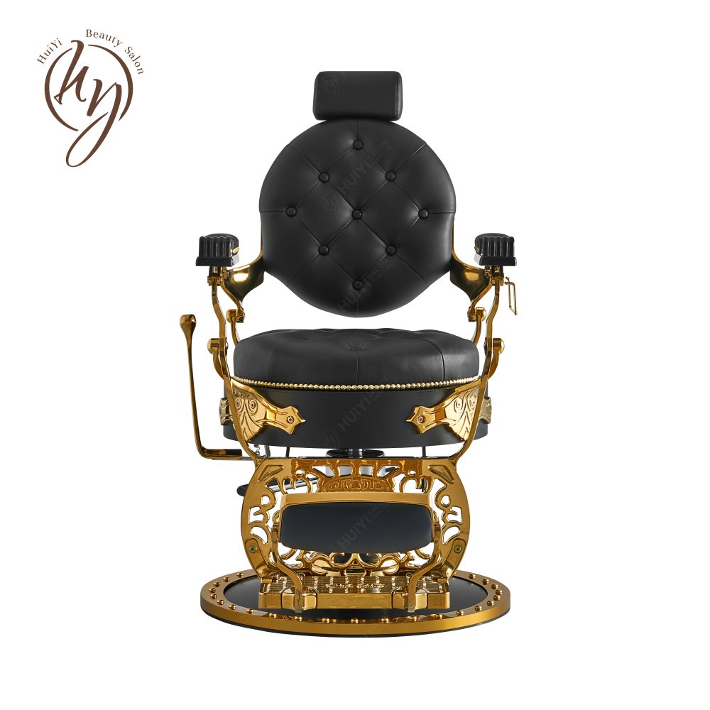 Barber Salon Equipment Heavy Duty Furniture Luxury Antique Hydraulic Hairdressing Hair Cut Styling Beauty Barber Salon Chair