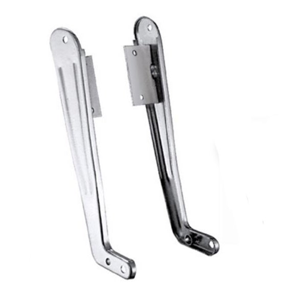 Salon Chair Accessories Foot Rest H98 Stainless Steel Footrest Barber Chair Parts