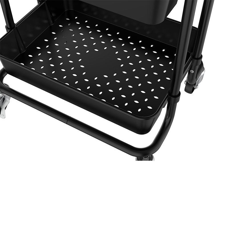 Multifunctional Makeup Organization Cart Plastic 3 Tier Salon Utility Storage Cart Craft Storage Trolley For Wholesales