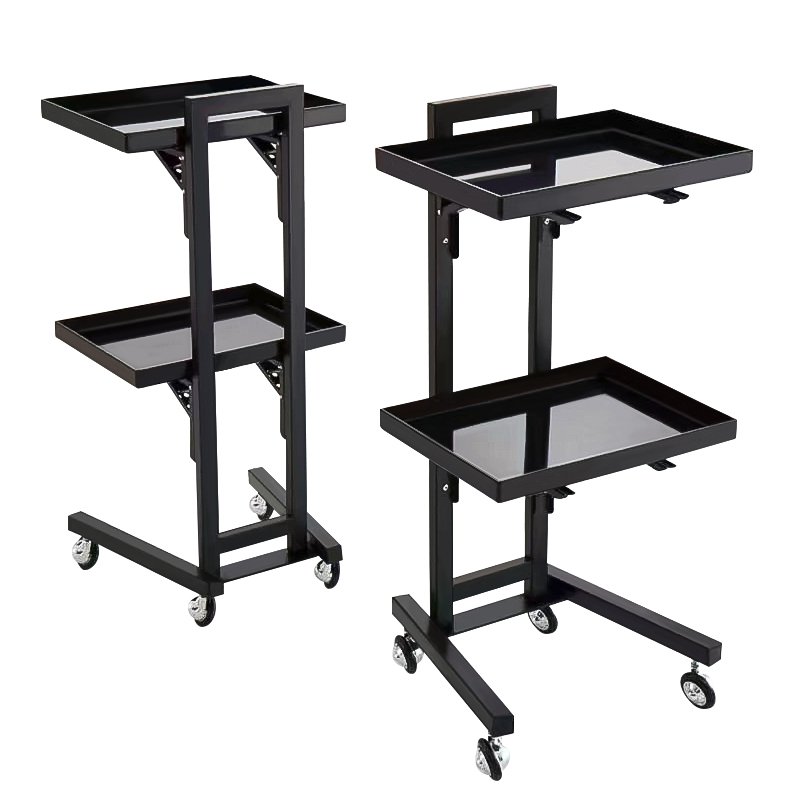 Favorable Rolling Metal Storage Utility Cart Mobile Cart Beauty Trolley,Gold