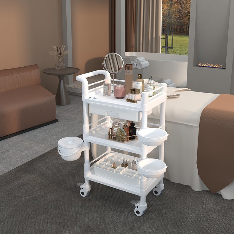 China manufacturer wholesale beauty salon trolley high quality wheeled beauty car multi-functional beauty equipment trolley