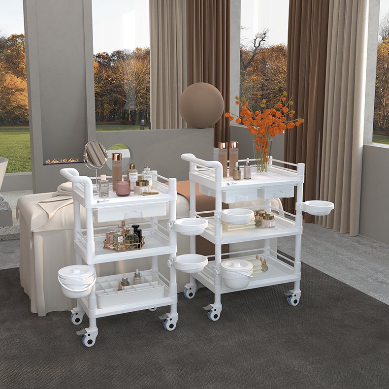 China manufacturer wholesale beauty salon trolley high quality wheeled beauty car multi-functional beauty equipment trolley