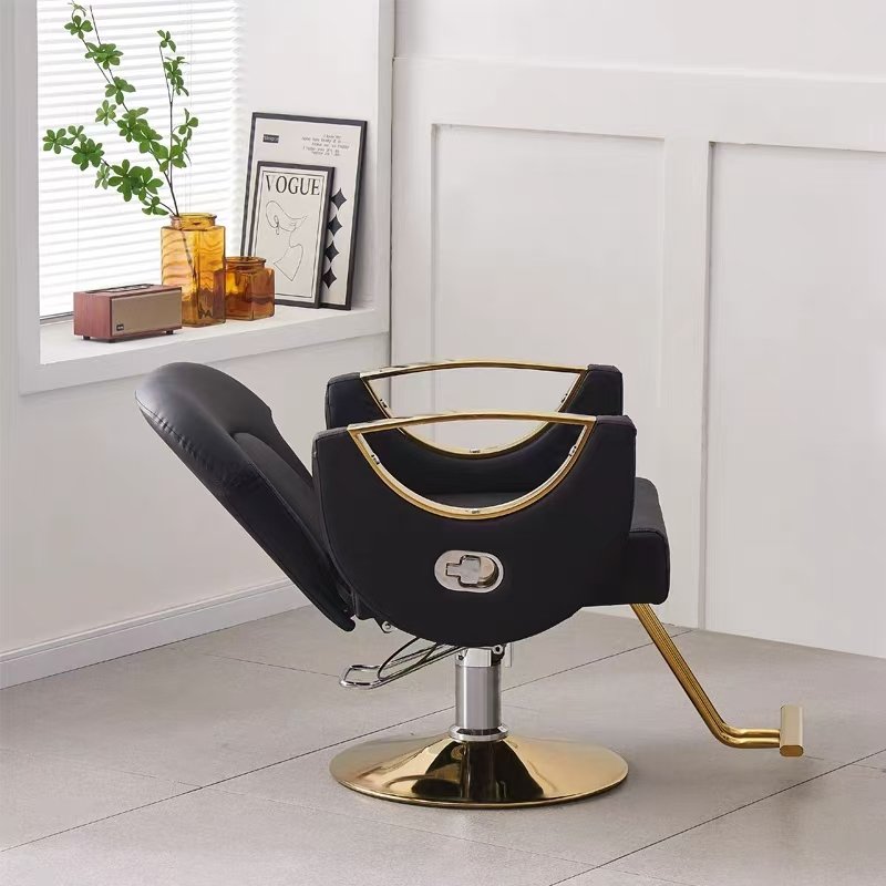Luxury Barber Chair for Hairdressing & Beauty Salon Modern Design Lifting Furniture
