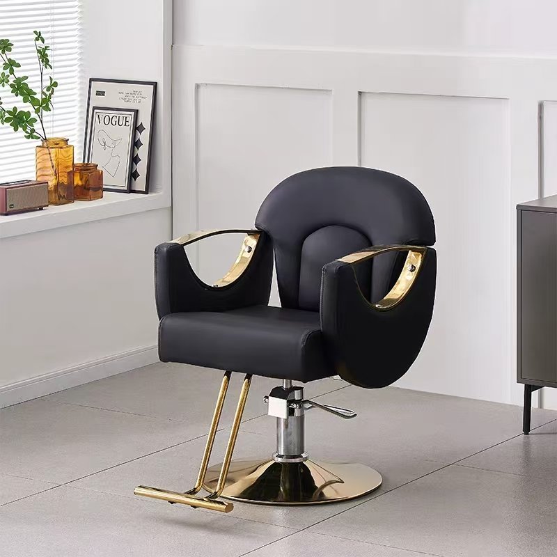Luxury Barber Chair for Hairdressing & Beauty Salon Modern Design Lifting Furniture