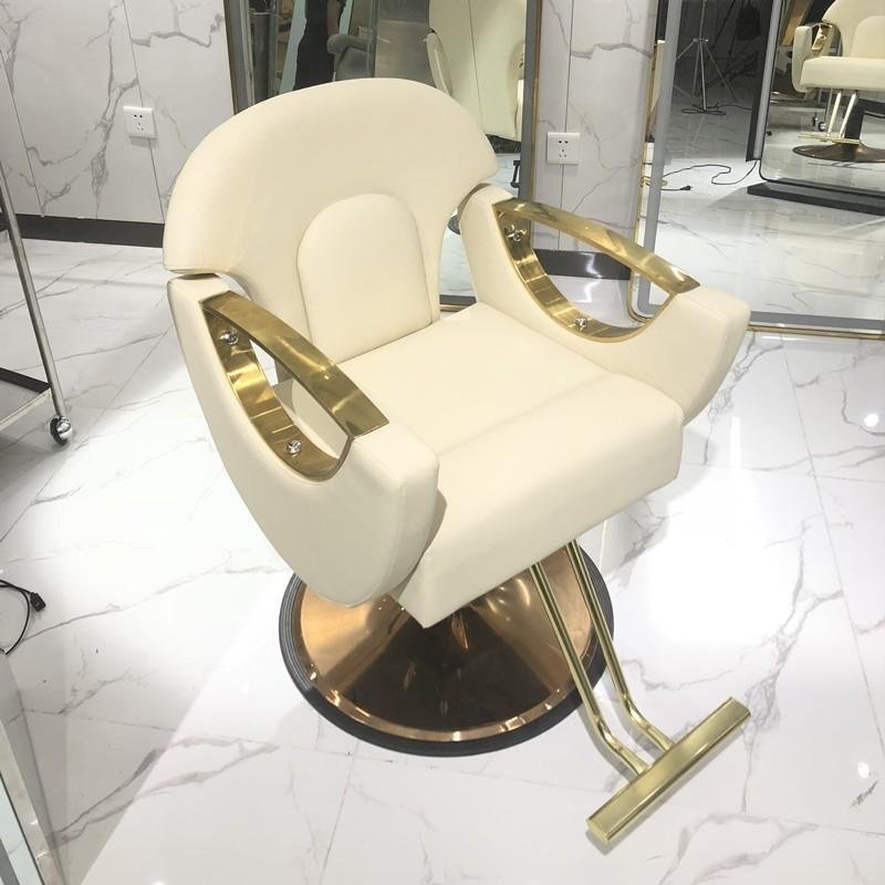 Factory Direct Price Adjustable Height Swivel Stool Baber Chair Modern design Luxury