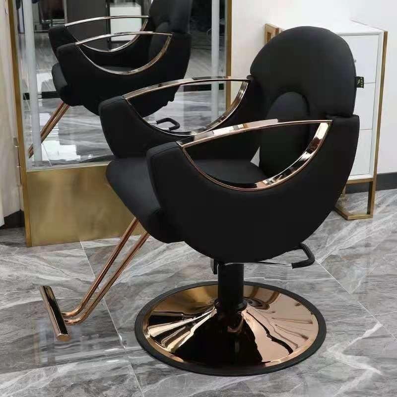 Factory Direct Price Adjustable Height Swivel Stool Baber Chair Modern design Luxury