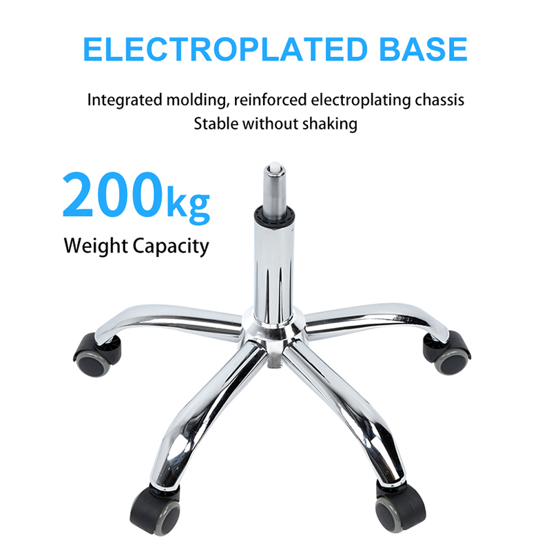 Furniture Salon Equipment White Small Stool Saddle Chair Barber Chair