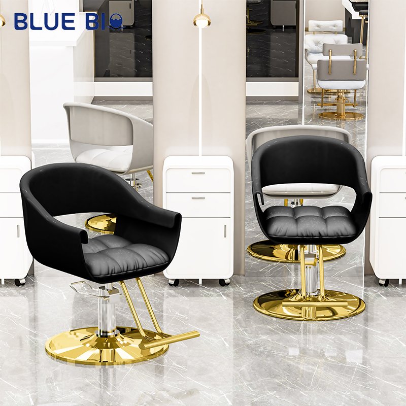 Wholesale Hair Cutting Chair Kids White Grey Golden Salon Barber Chair Hair Salon Reclining Barber Chair