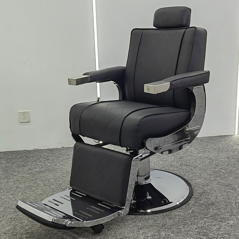 Professional New Design Factory Barber Equipments Luxury Comfortable Barber Chair From