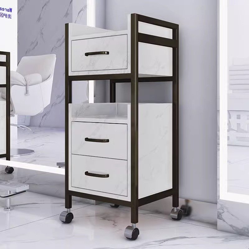 New barbershop cabinet hair salon special tool car hair shop shelf tool desk hair cart small cabinet
