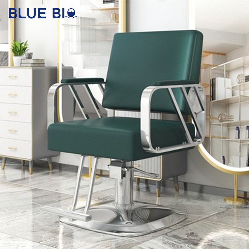 Modern Hair Salon Furniture Equipment Shaving Chair Luxury Golden Barbershop Hairdressing Styling Barber Chair