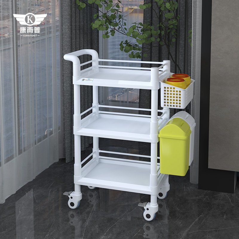 High quality hot selling furniture beauty salon trolley three layer plastic manufacturers wholesale beauty car Spa SPA trolley