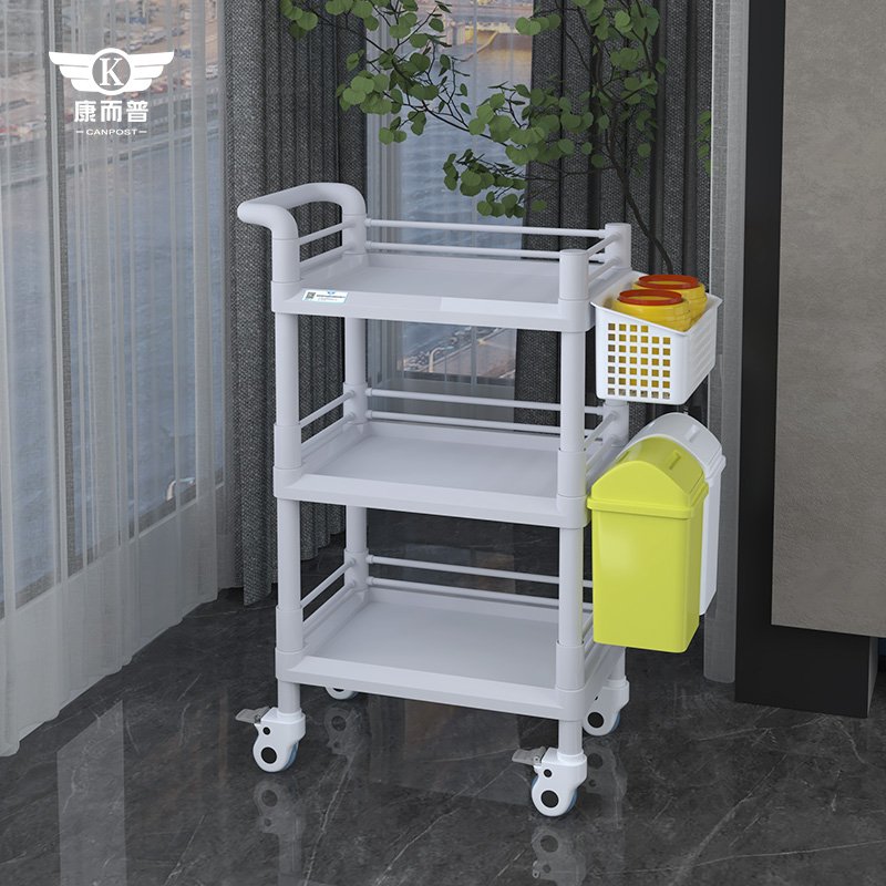 High quality hot selling furniture beauty salon trolley three layer plastic manufacturers wholesale beauty car Spa SPA trolley