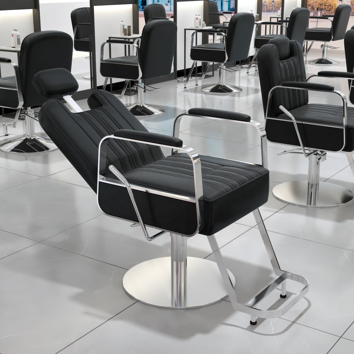 Hairdresser chair chair dedicated to hairdressing salon Barber chair
