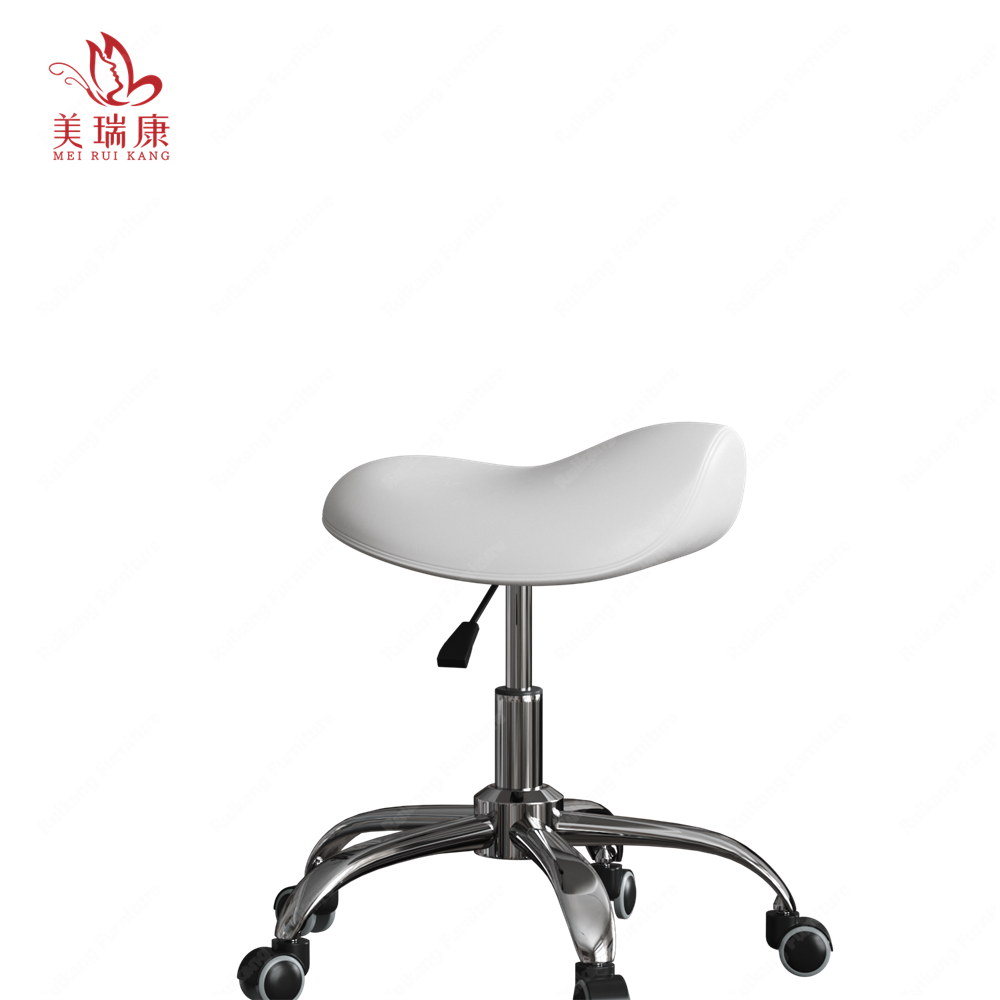 Adjustable Height Swivel Hairdressing Styling Hydraulic Barber Shop Hair Cut Stool Chair With Wheels
