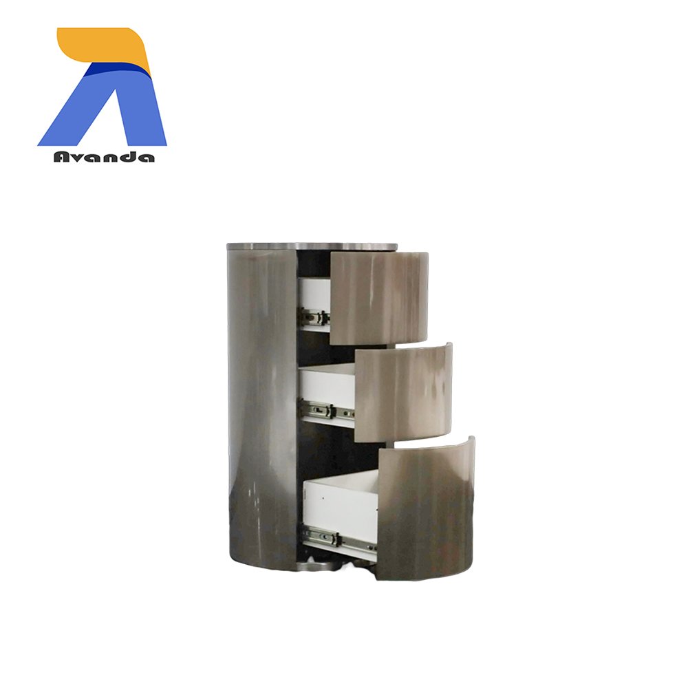 High Quality Stainless steel Carts Metal Storage Cabinet for Barber Shop Furniture Beauty Salon Tray for Hairdresser Trolley