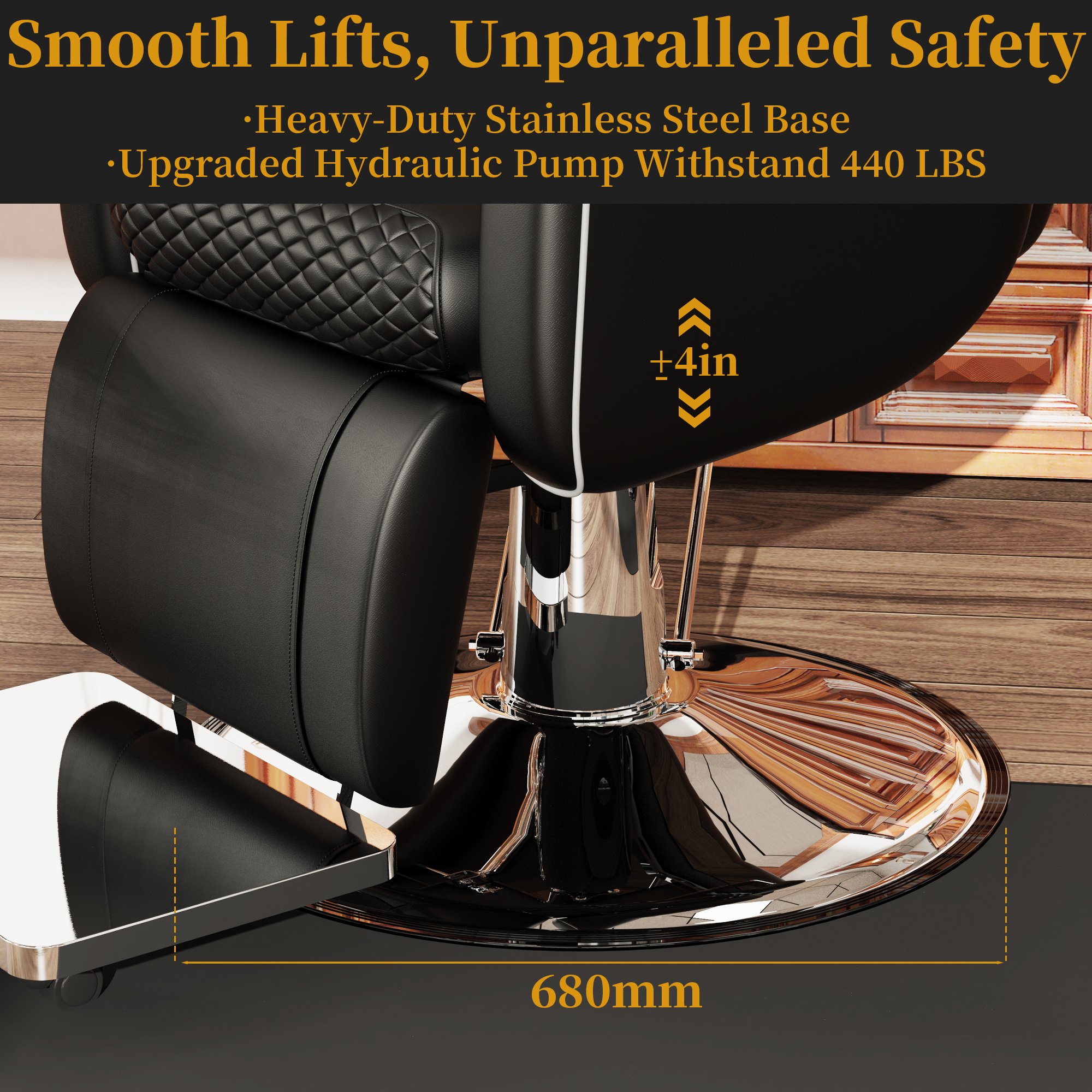 Adjustable Backrest Modern Professional Hair Salon Chair Reclining Barber Chair Comfortable Salon Furniture Beauty Spa Use