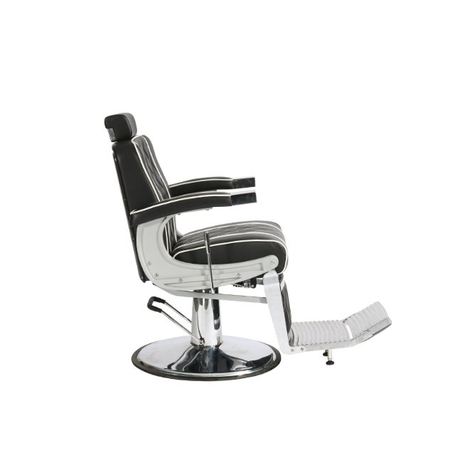 Beauty Salon Furniture Styling Hair Cutting Hydraulic Pump Design Rotating Mens Modern Black Barber Chair For Barbershop