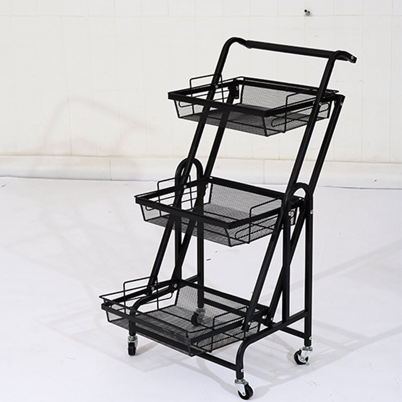 Factory Direct Supply High Quality 3 Layers Cart Storage Holders Beauty SPA Cart Hair Metal Salon Trolley